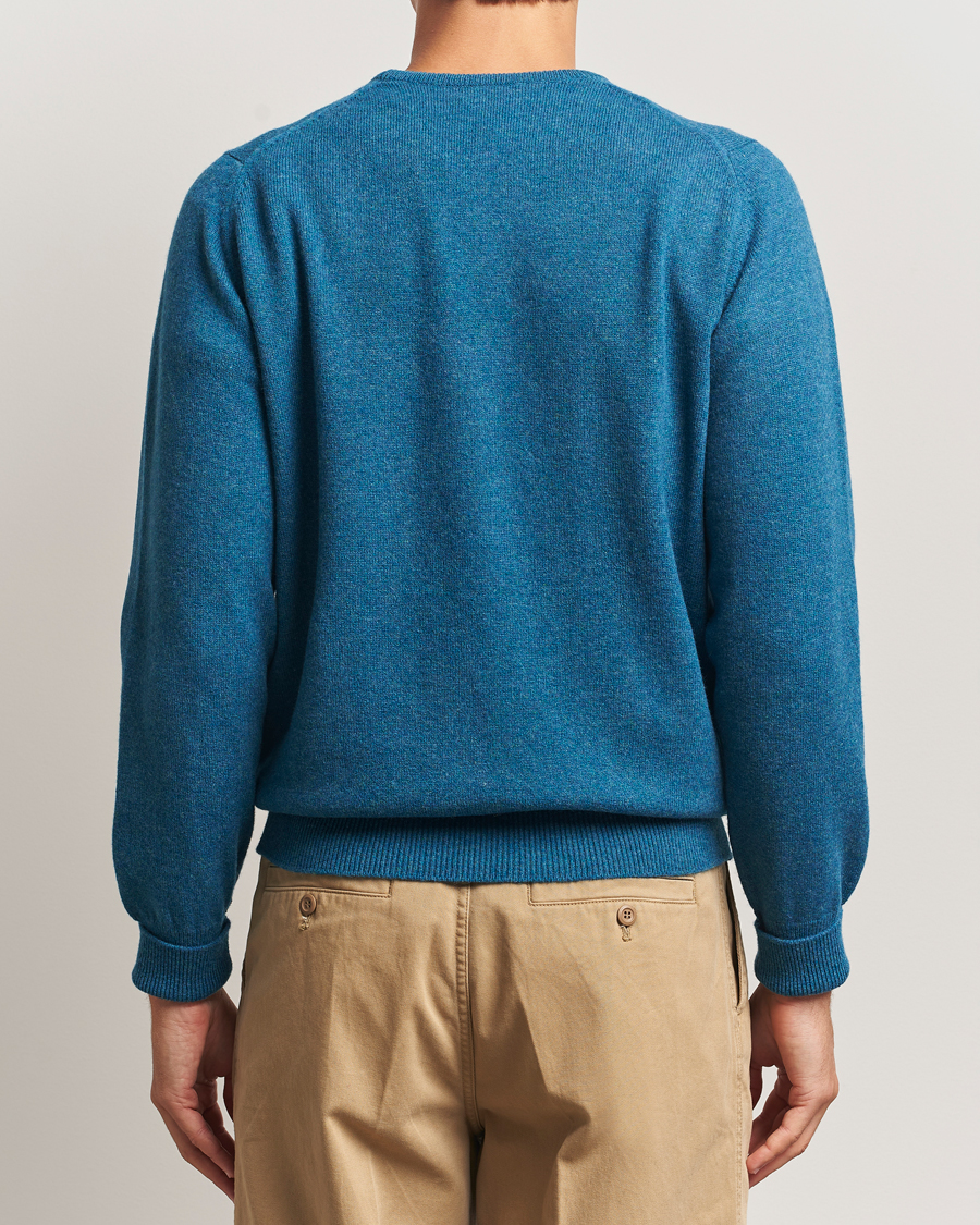 Herren | Pullover | William Lockie | Rob Lambswool Crewneck Mallard