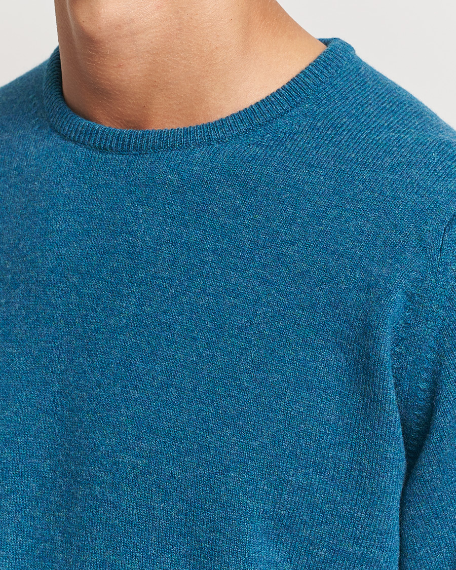 Herren | Pullover | William Lockie | Rob Lambswool Crewneck Mallard