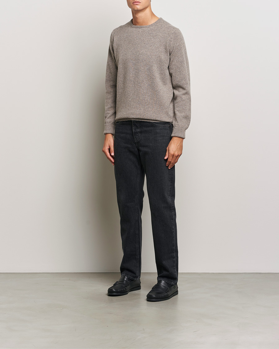 Herren | Pullover | William Lockie | Rob Lambswool Crewneck Vole