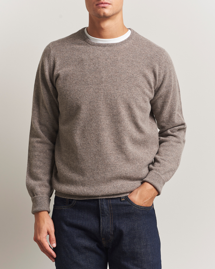 Herren | Pullover | William Lockie | Rob Lambswool Crewneck Vole