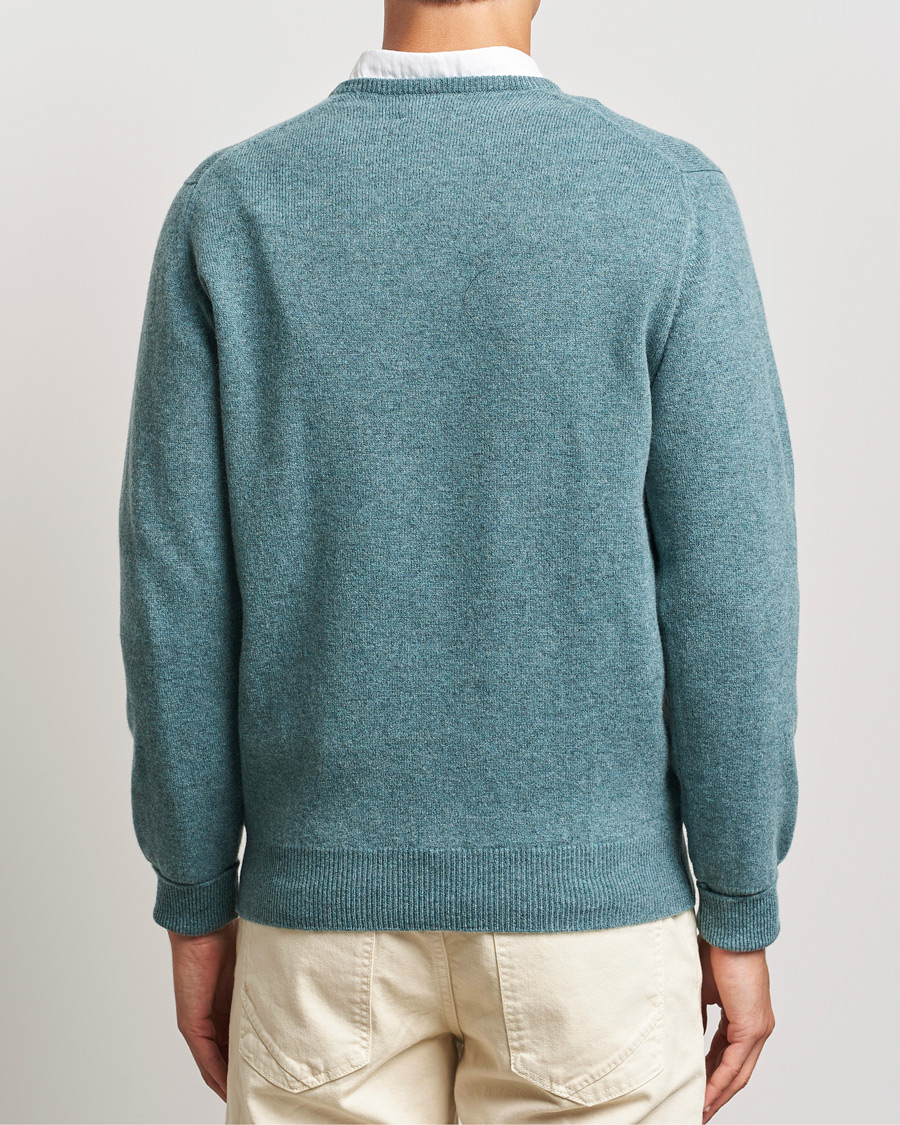 Herren | Pullover | William Lockie | Rob Lambswool V-Neck Caspian