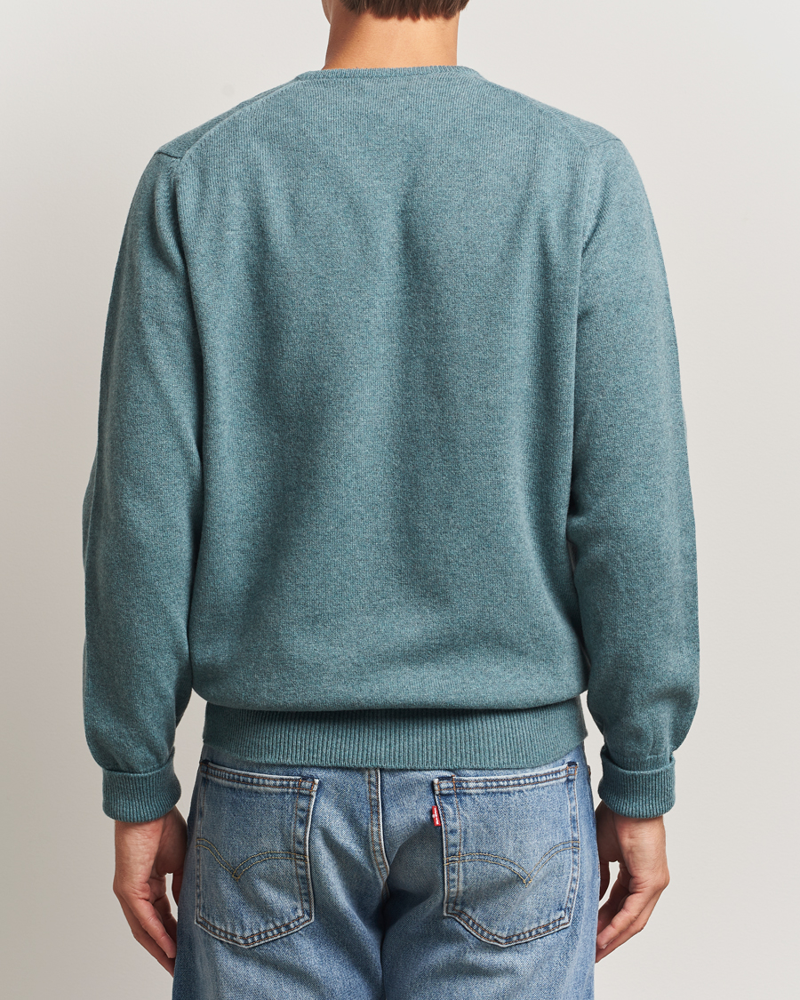Herren | Pullover | William Lockie | Rob Lambswool V-Neck Caspian