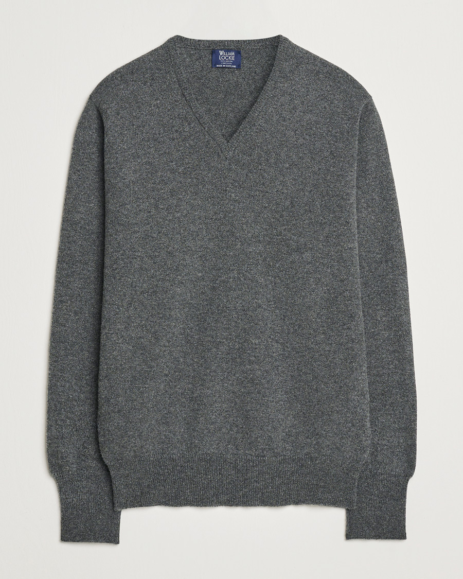 Herren | Pullover | William Lockie | Rob Lambswool V-Neck Cliff