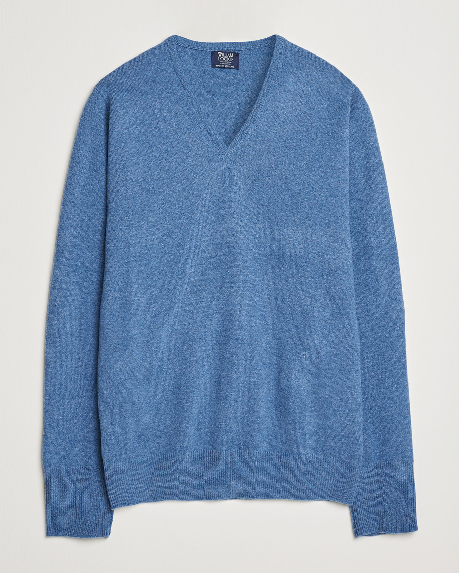 Herren | Pullover | William Lockie | Rob Lambswool V-Neck Clyde