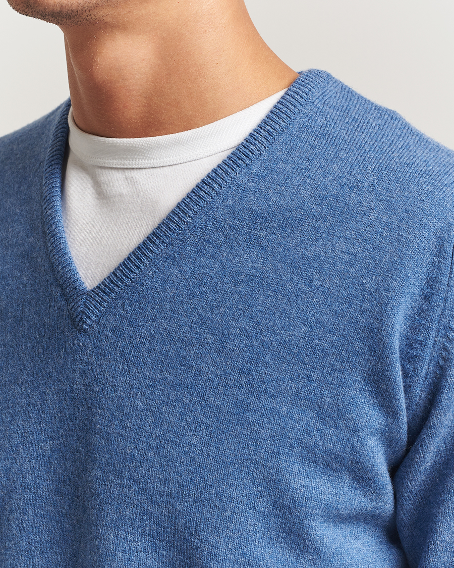 Herren | Pullover | William Lockie | Rob Lambswool V-Neck Clyde