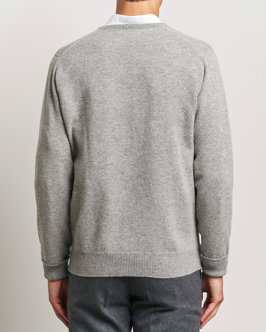 Herren | Pullover | William Lockie | Rob Lambswool V-Neck Flannel