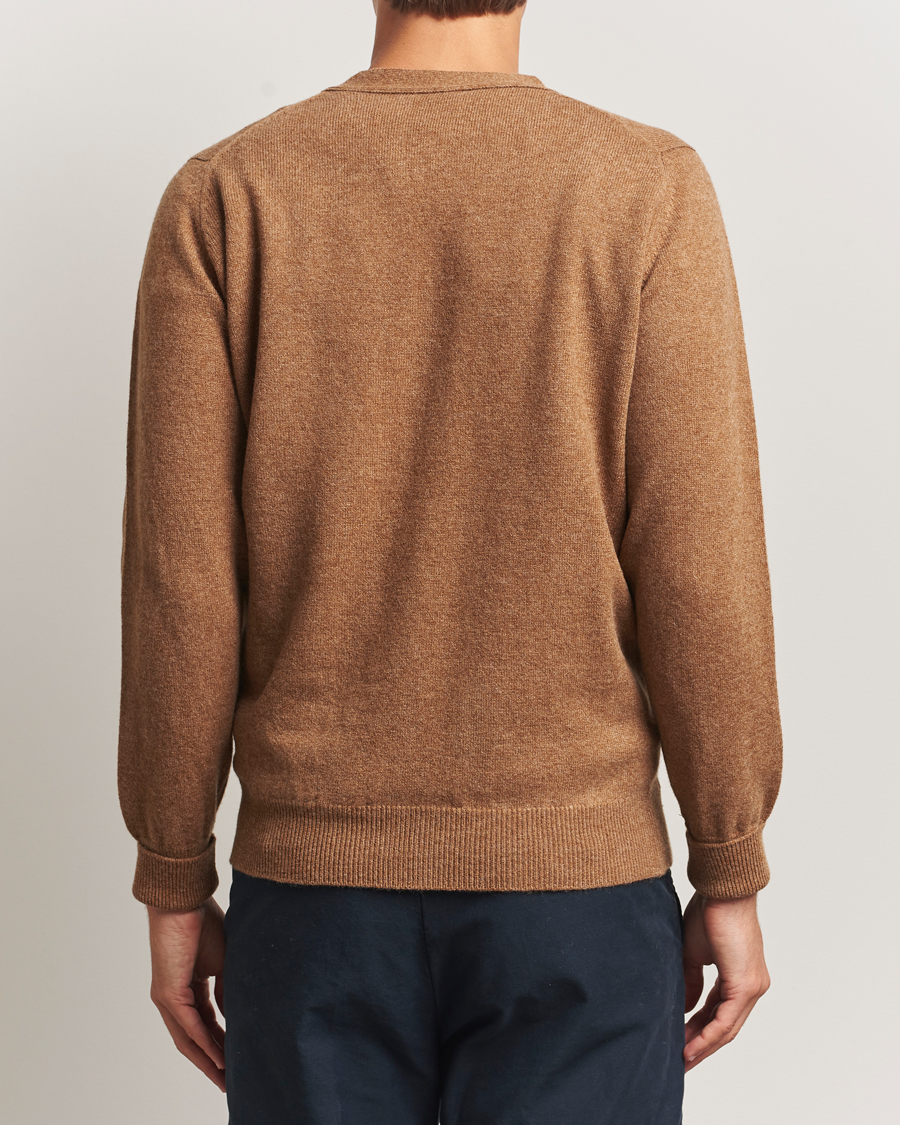 Herren | Pullover | William Lockie | Rob Lambswool Cardigan Driftwood