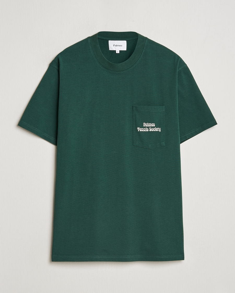 Herren | T-Shirts | Palmes | Fifth Pocket T-Shirt Dark Green