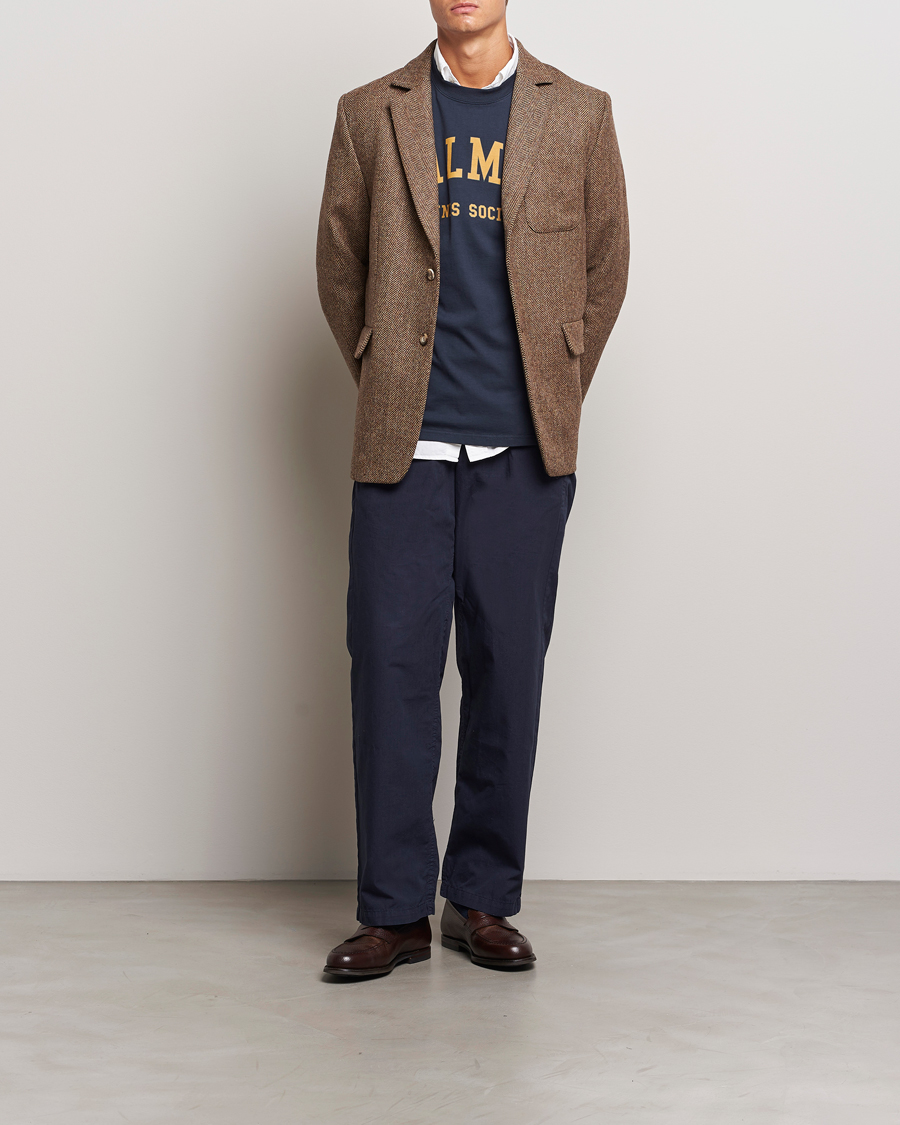 Herren | Sakkos | Palmes | Blaze Herringbone Wool Sport Coat Brown