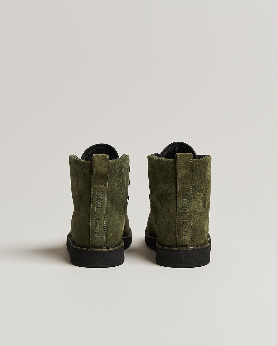 Herren | Stone Island Suede Boot Sage | Stone Island | Suede Boot Sage