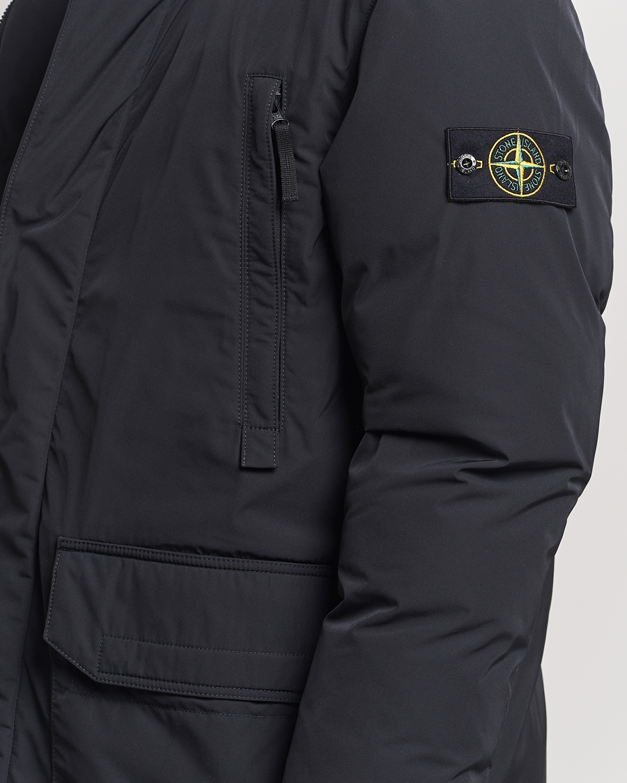 Herren | Jacken | Stone Island | Micro Twill Hooded Parka Black