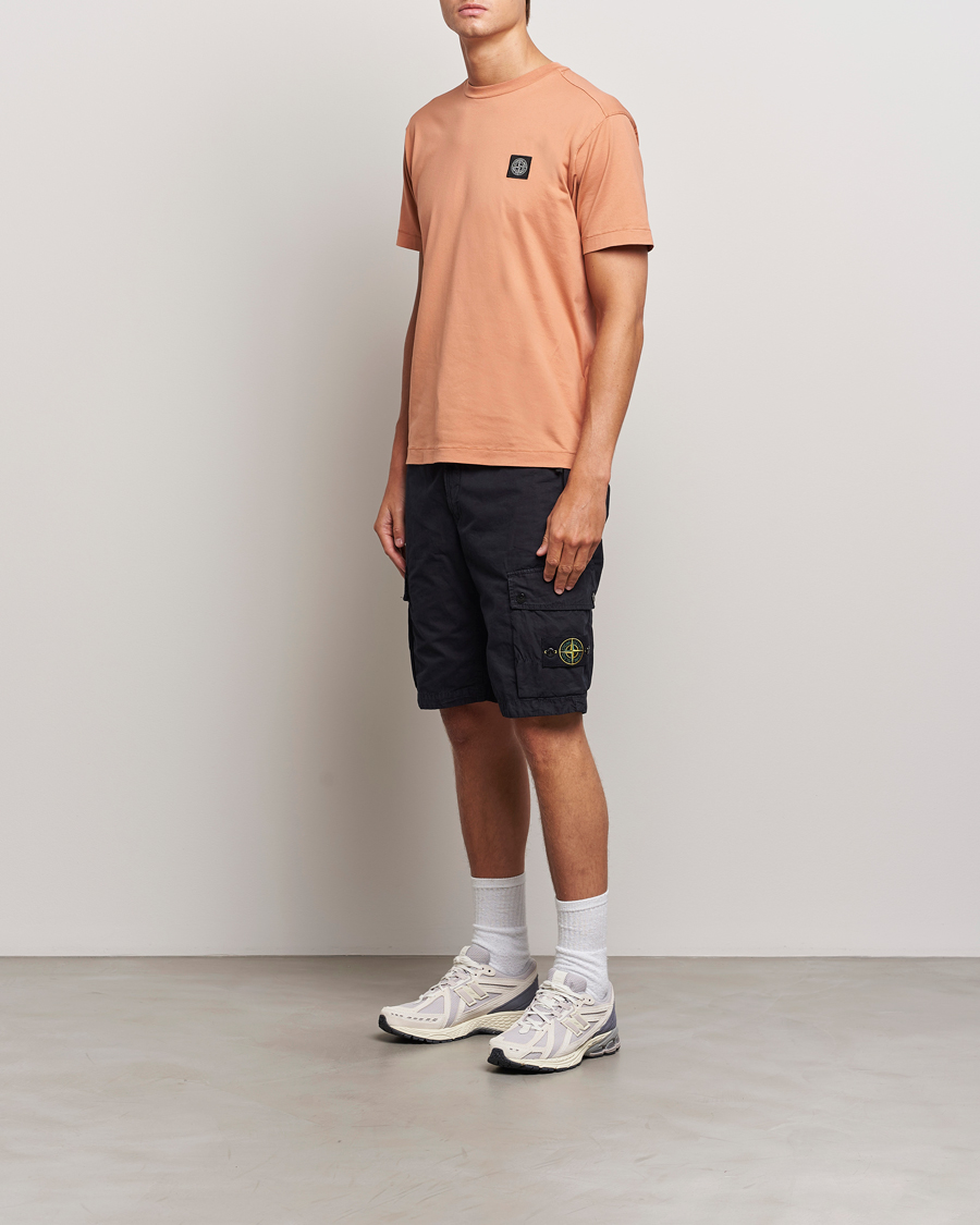 Herren | T-Shirts | Stone Island | Garment Dyed Jersey T-Shirt Orange