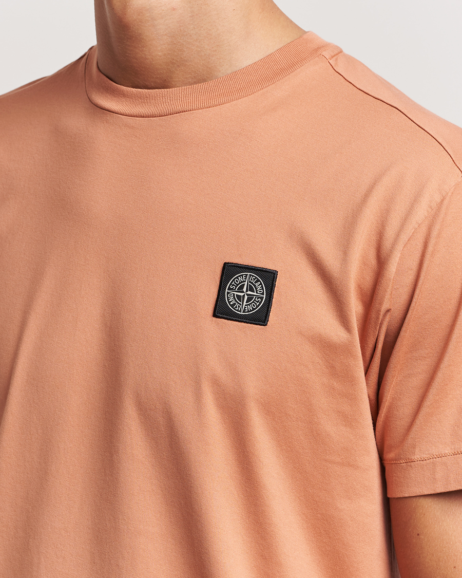 Herren | T-Shirts | Stone Island | Garment Dyed Jersey T-Shirt Orange