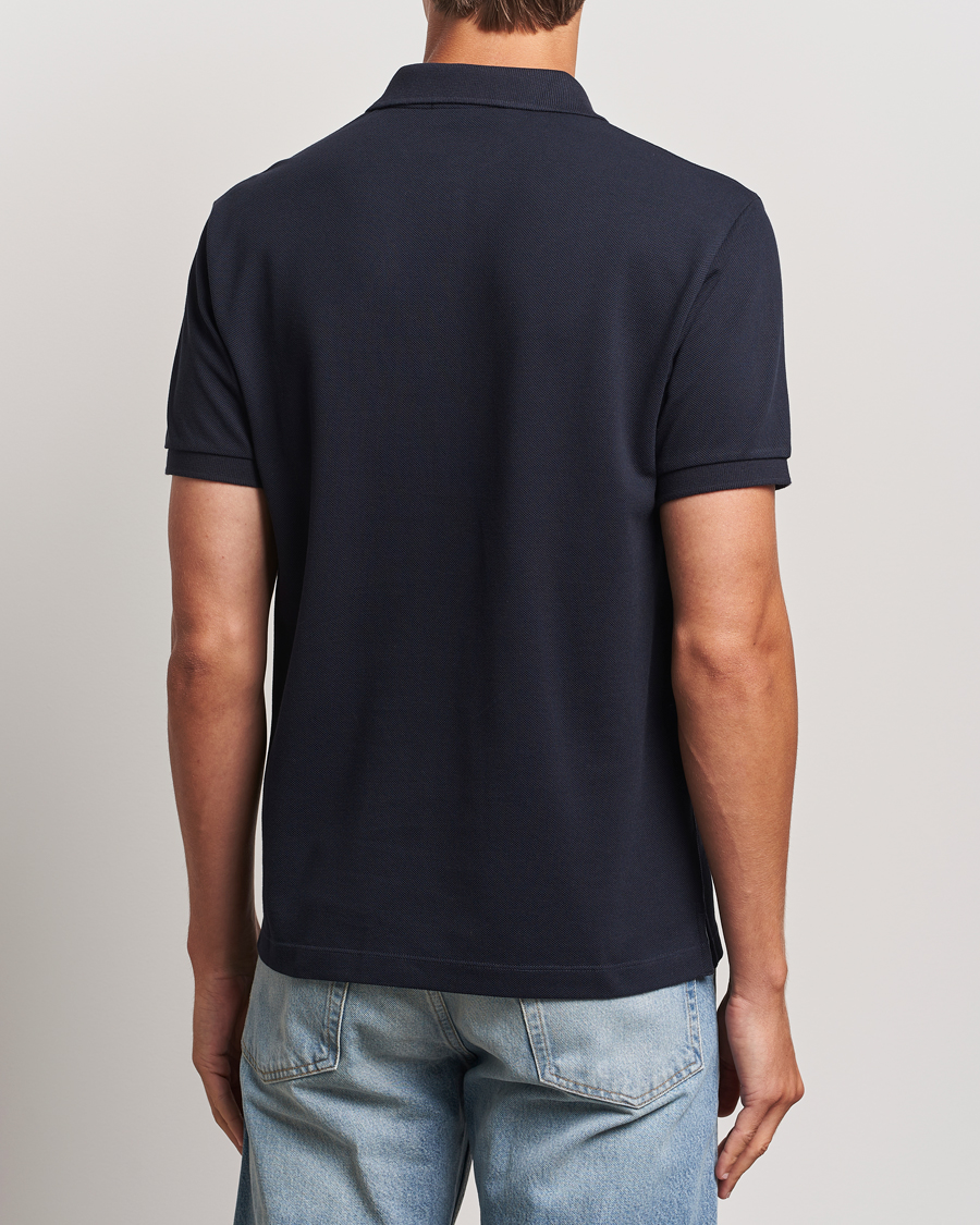 Herren | Poloshirts | Stone Island | Cotton Pique Polo Navy Blue