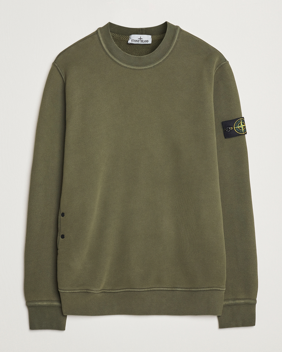 Herren | Pullover | Stone Island | Old Dyed Cotton Sweatshirt Musk