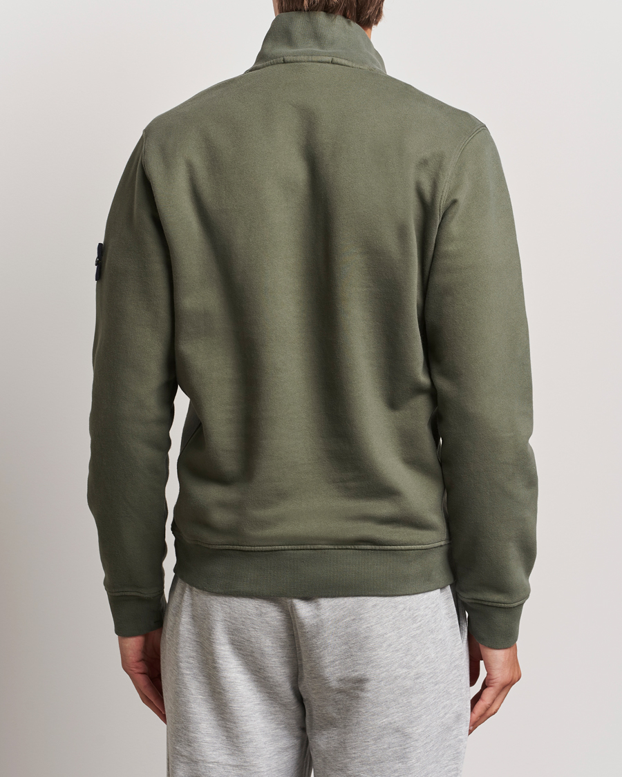 Herren | Pullover | Stone Island | Garment Dyed Fleece Half Zip Musk