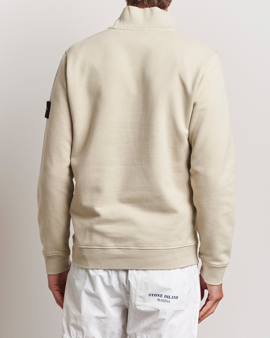 Herren | Pullover | Stone Island | Garment Dyed Fleece Half Zip Plaster