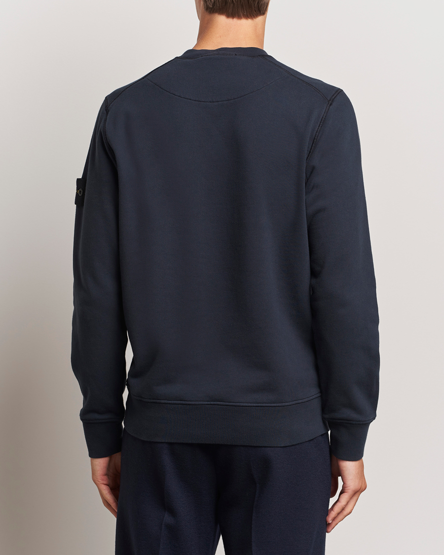 Herren | Pullover | Stone Island | Garment Dyed Fleece Sweatshirt Navy Blue