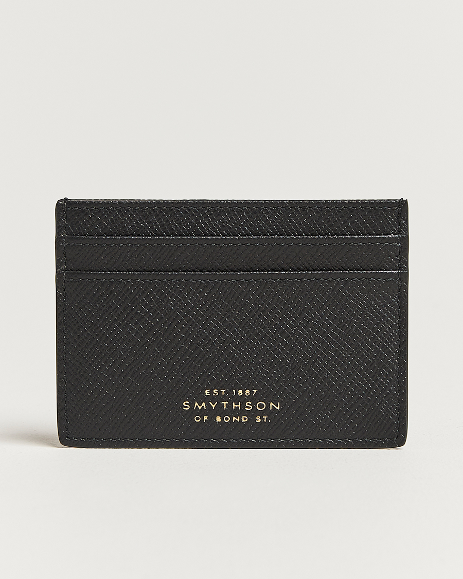Herren | Geldbörsen | Smythson | Panama Flat Cardholder Black