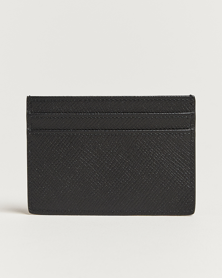 Herren | Geldbörsen | Smythson | Panama Flat Cardholder Black