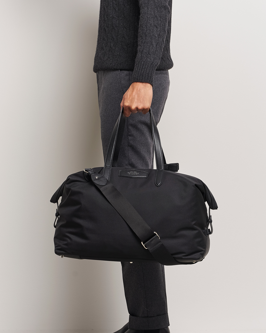 Herren | Taschen | Smythson | Canvas Norton Travel Bag Black