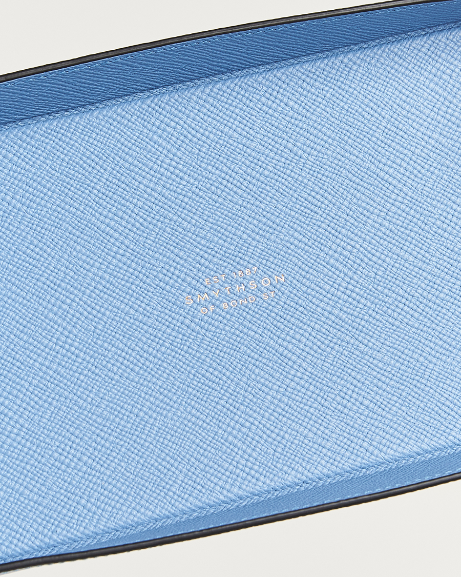Herren | Für das Zuhause | Smythson | Panama Leather Trinket Tray Blue Nile