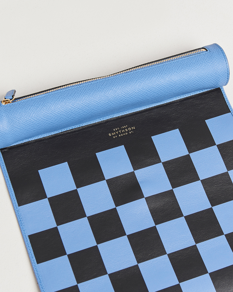 Herren | Smythson Panama Chess Roll Nile Blue | Smythson | Panama Chess Roll Nile Blue
