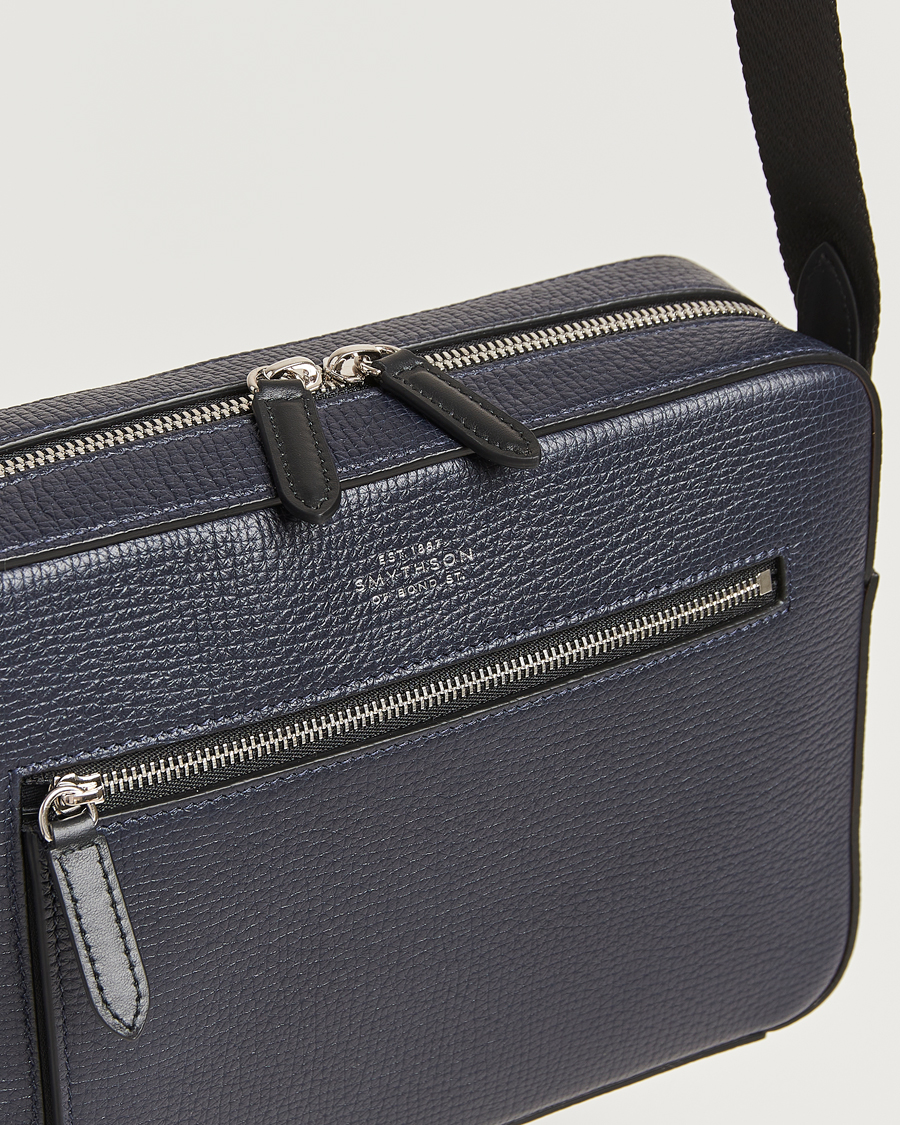 Herren | Smythson Ludlow Zip Crossbody Bag Navy | Smythson | Ludlow Zip Crossbody Bag Navy