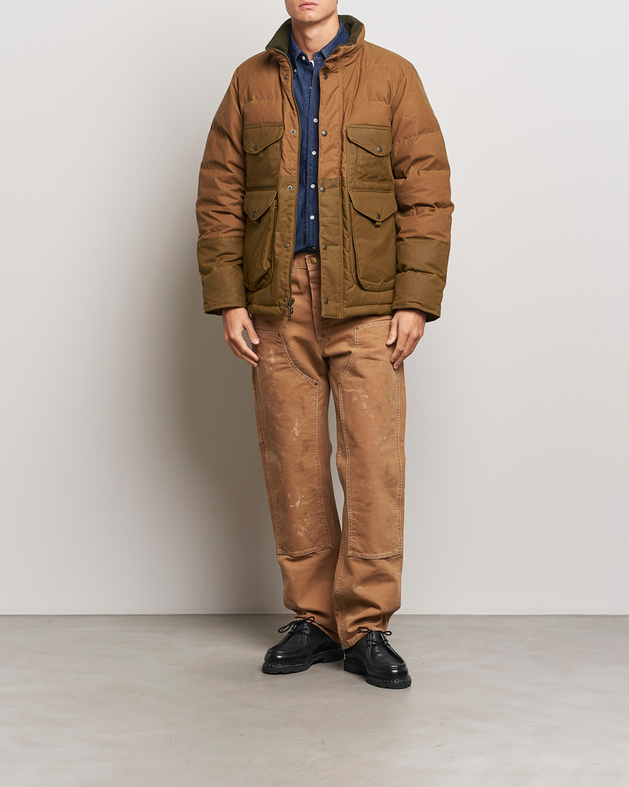 Herren | Jacken | Filson | Oiled Covered Down Cruiser Dark Tan