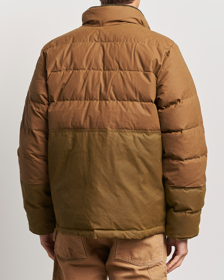 Herren | Jacken | Filson | Oiled Covered Down Cruiser Dark Tan