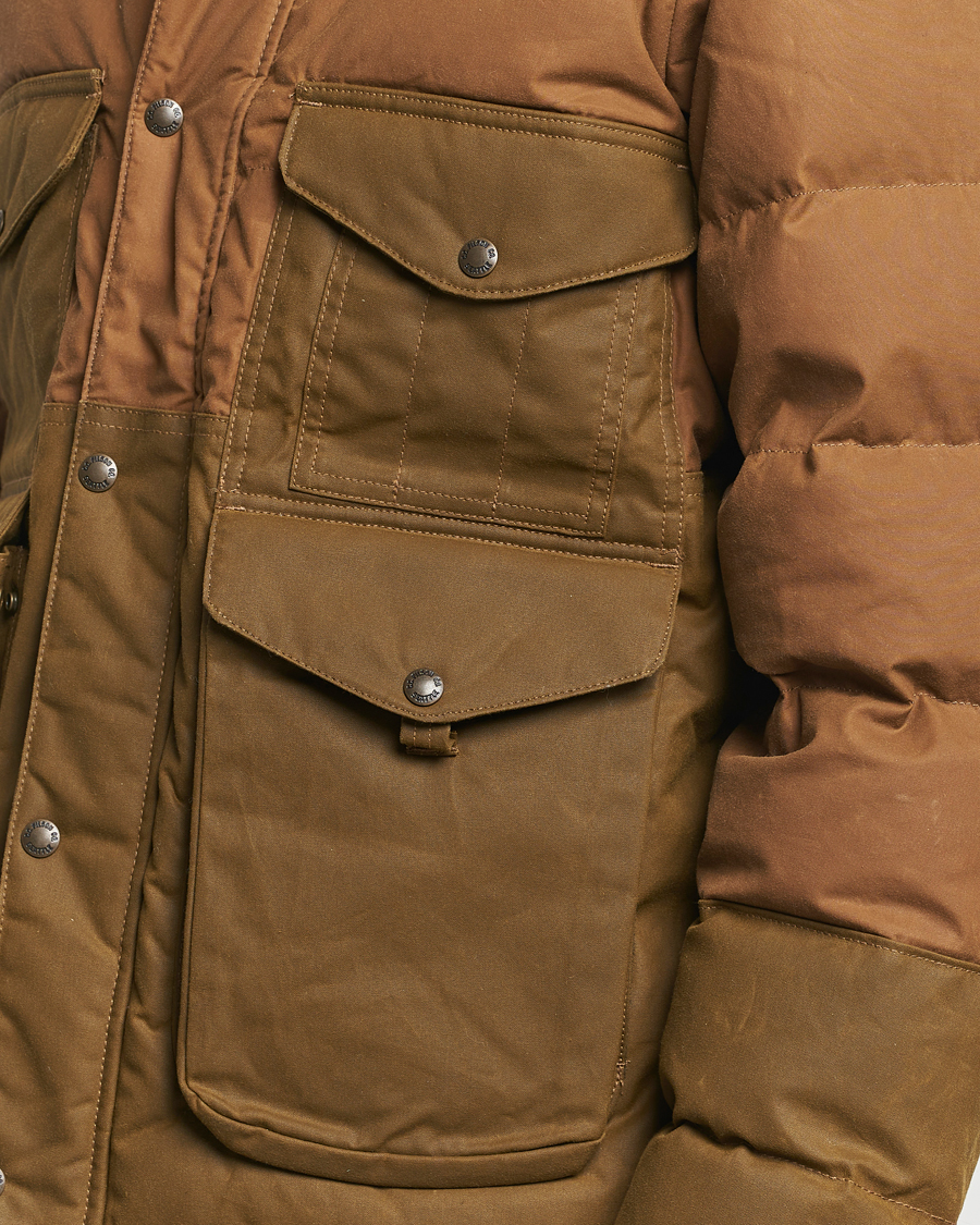 Herren | Jacken | Filson | Oiled Covered Down Cruiser Dark Tan