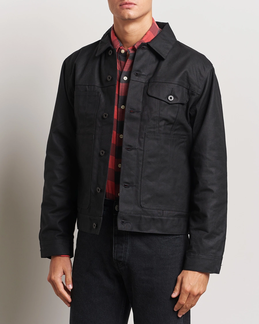Herren | Jacken | Filson | Tin Cloth Short Lined Cruiser Black