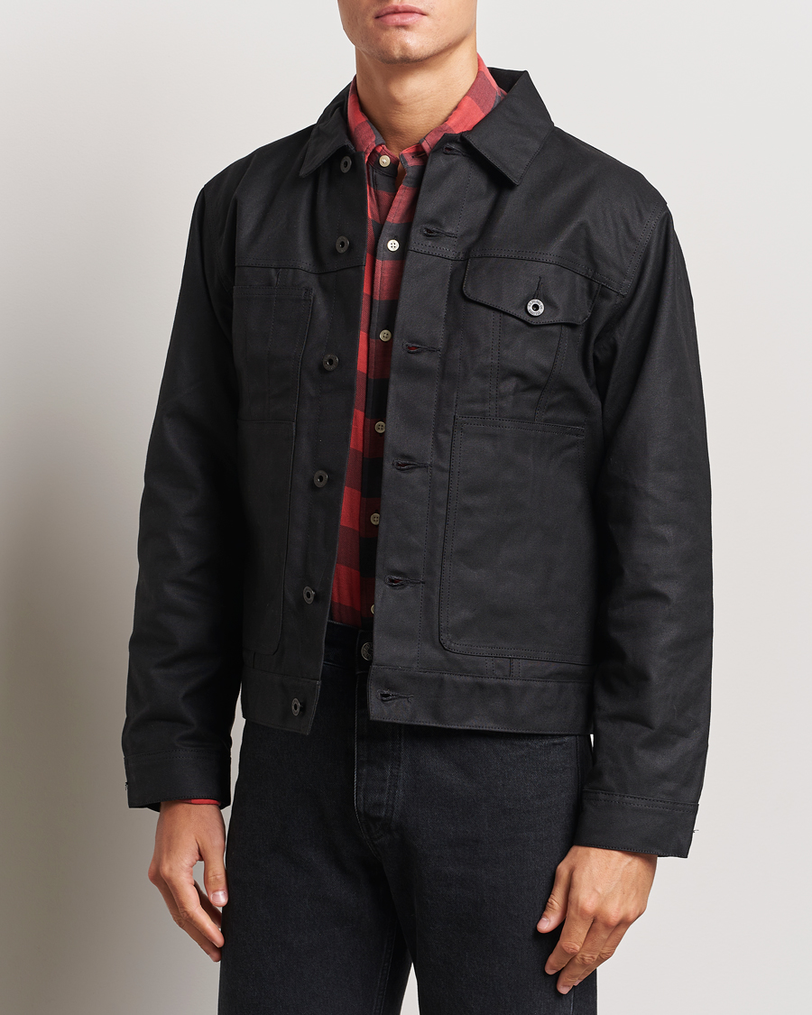 Herren | Jacken | Filson | Short Lined Tin Cloth Cruiser Black
