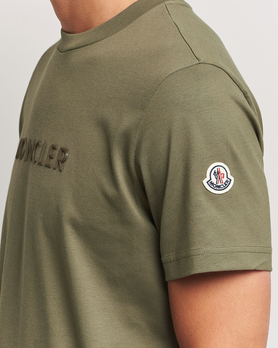 Herren | T-Shirts | Moncler | Lettering T-Shirt Military
