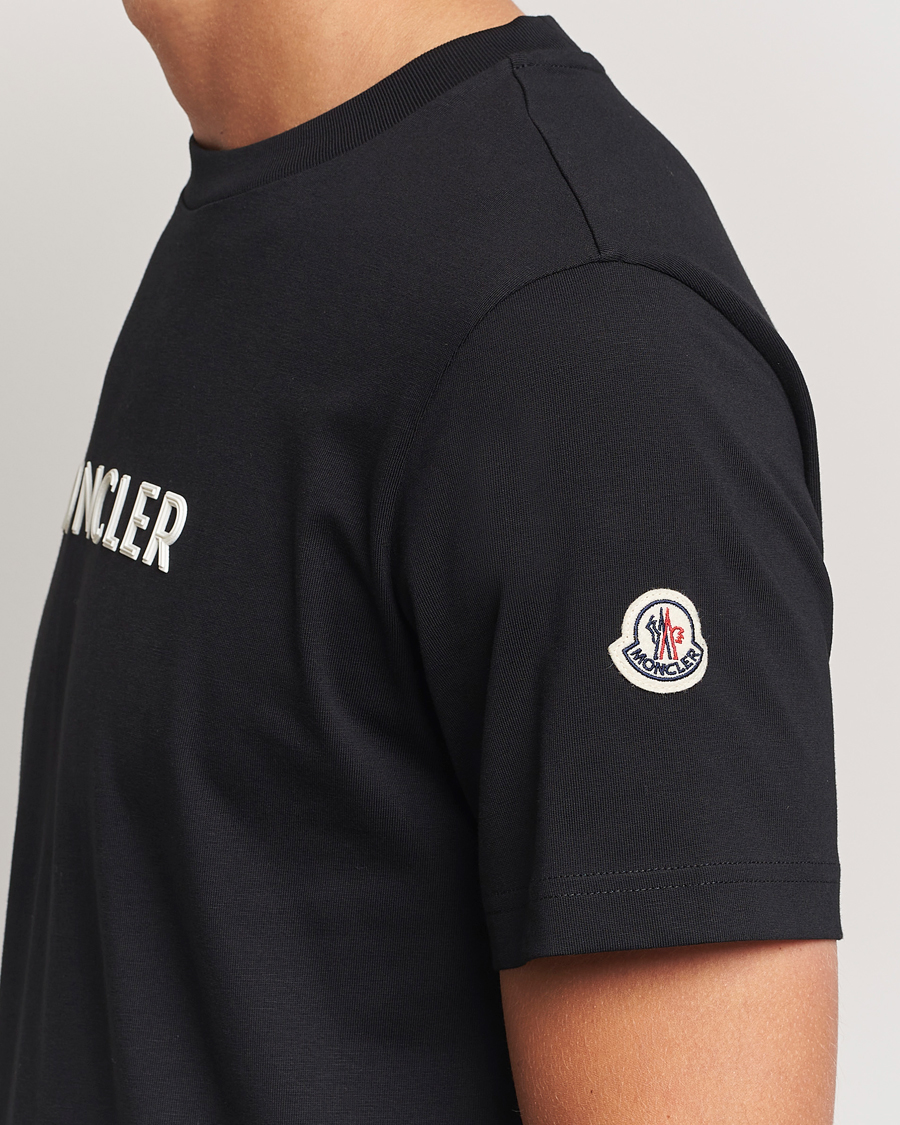 Herren | T-Shirts | Moncler | Lettering T-Shirt Black