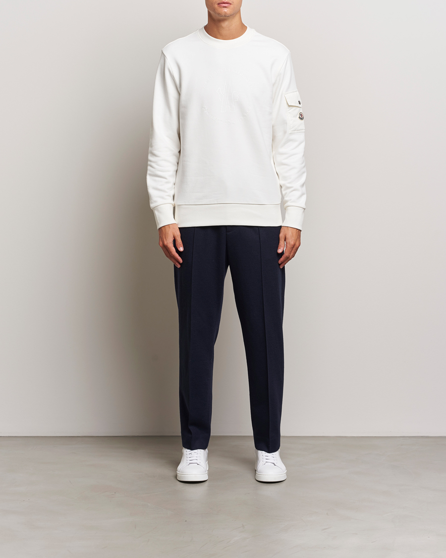 Herren | Pullover | Moncler | Pocket Sleeve Sweatshirt Off White