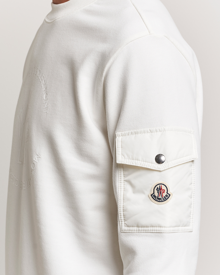 Herren | Pullover | Moncler | Pocket Sleeve Sweatshirt Off White