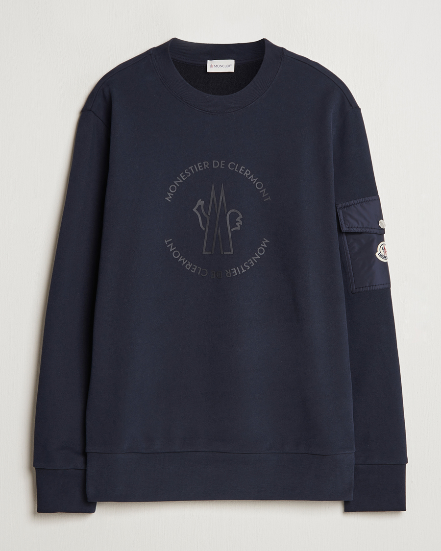 Herren | Pullover | Moncler | Pocket Sleeve Sweatshirt Navy