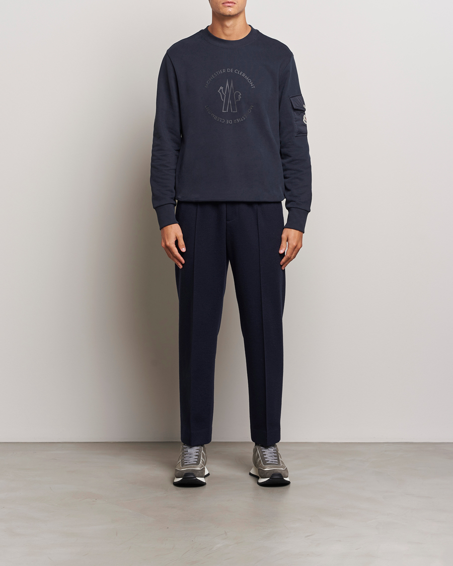 Herren | Pullover | Moncler | Pocket Sleeve Sweatshirt Navy
