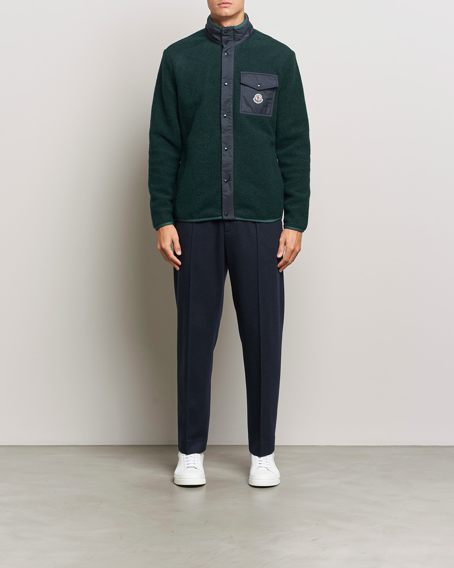 Herren | Pullover | Moncler | Full Zip Pocket Cardigan Navy