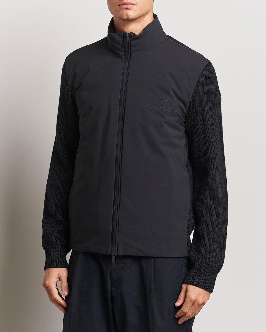 Herren | Pullover | Moncler | Hybrid Zip Cardigan Black