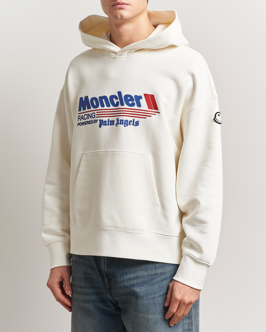 Herren | Pullover | Moncler Genius | X Palm Angels Printed Hoodie White