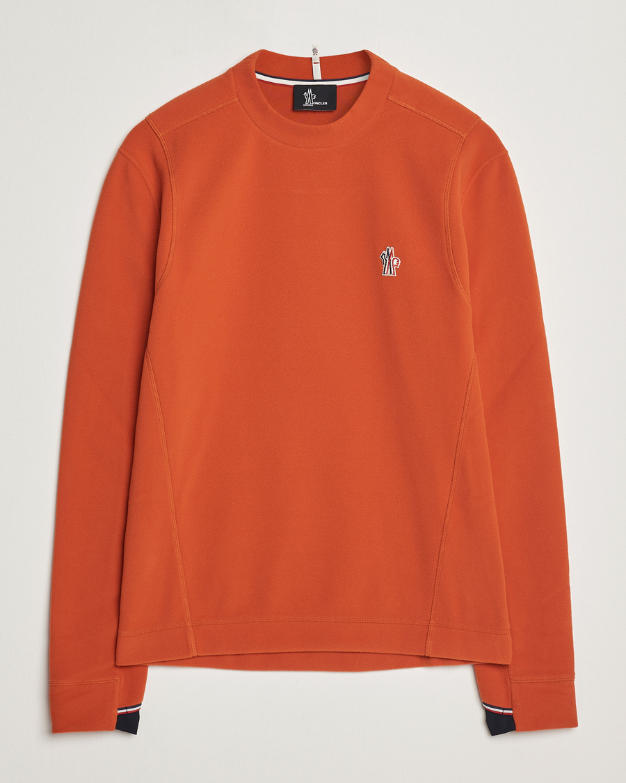 Herren | Pullover | Moncler Grenoble | Fleece Sweatshirt Brick