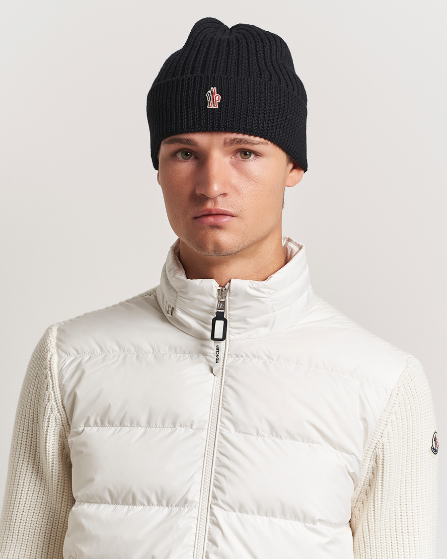 Herren | Moncler Grenoble Beretto Beanie Black | Moncler Grenoble | Beretto Beanie Black