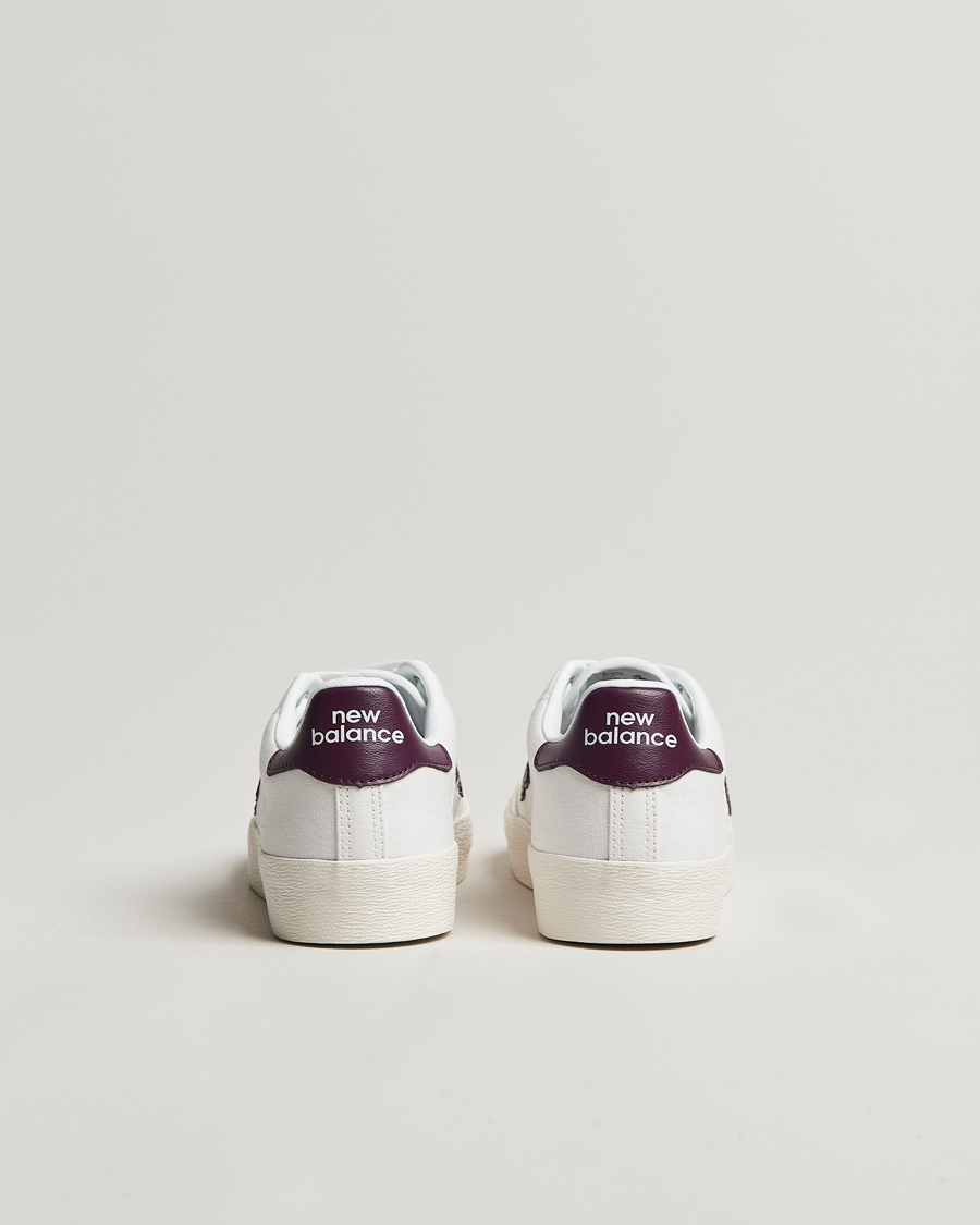 Herren | New Balance B100 Sneakers White/Burgundy | New Balance | B100 Sneakers White/Burgundy