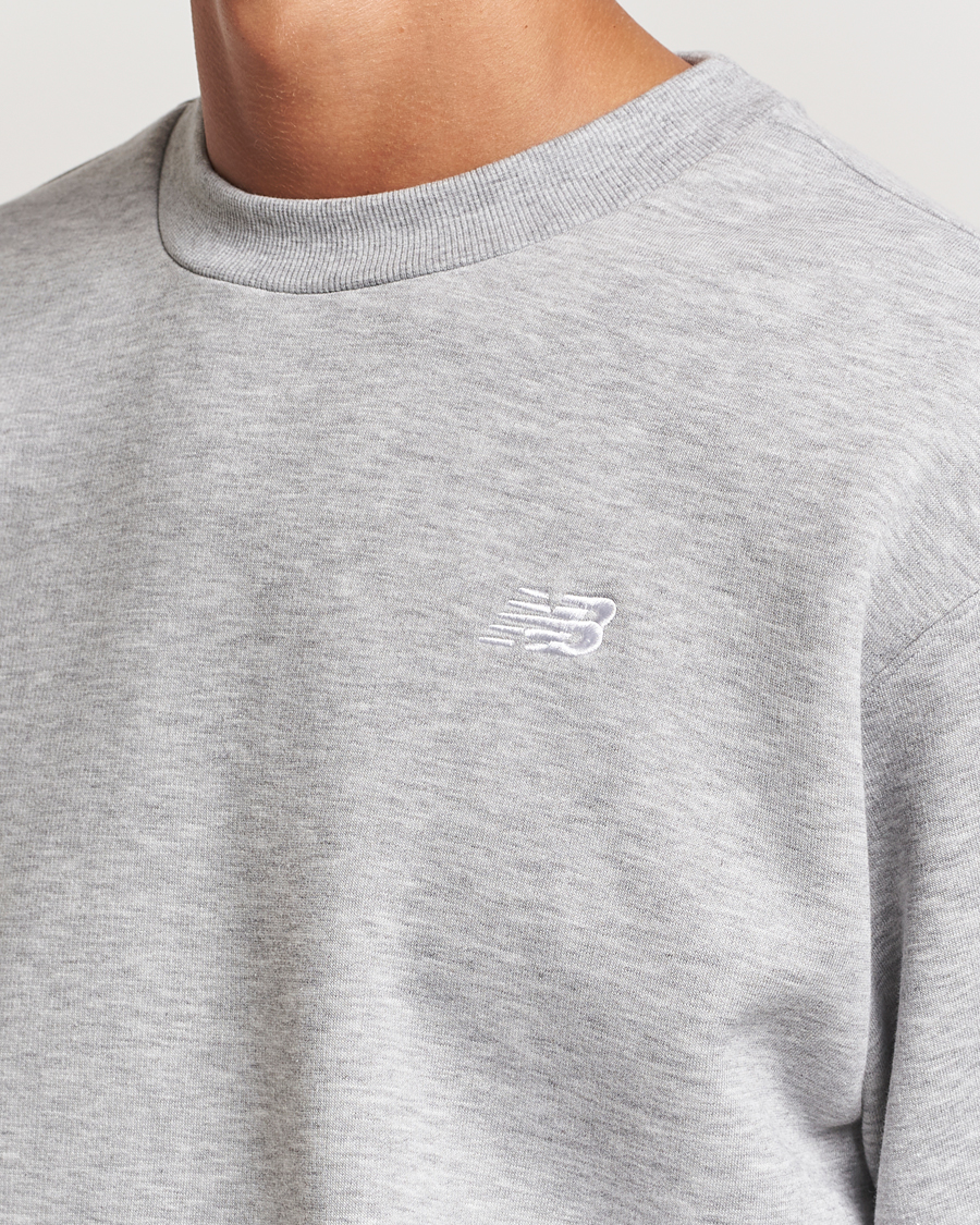 Herren | Pullover | New Balance | Essentials Fleece Sweatshirt Athletic Grey