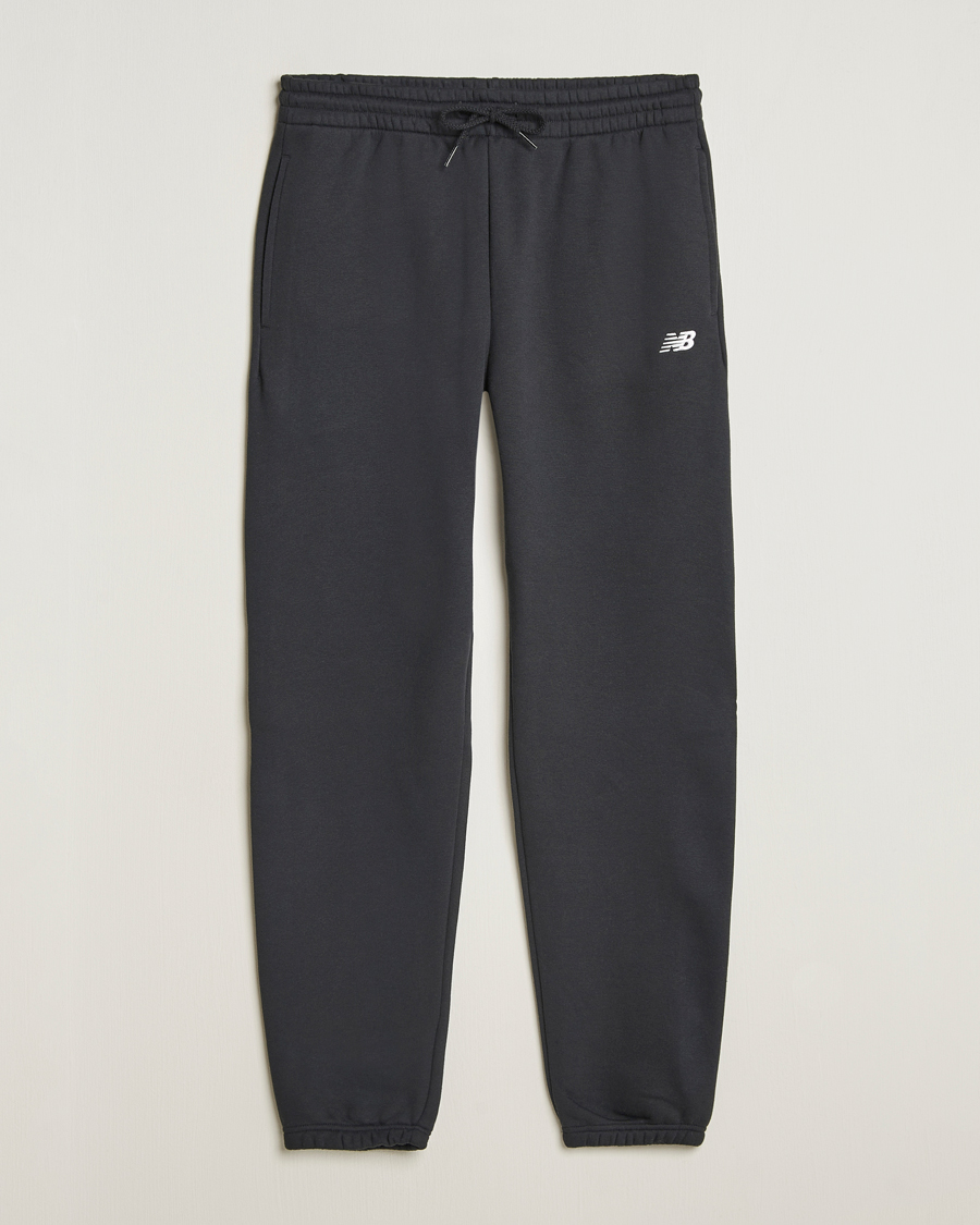 Black fleece sweatpants top