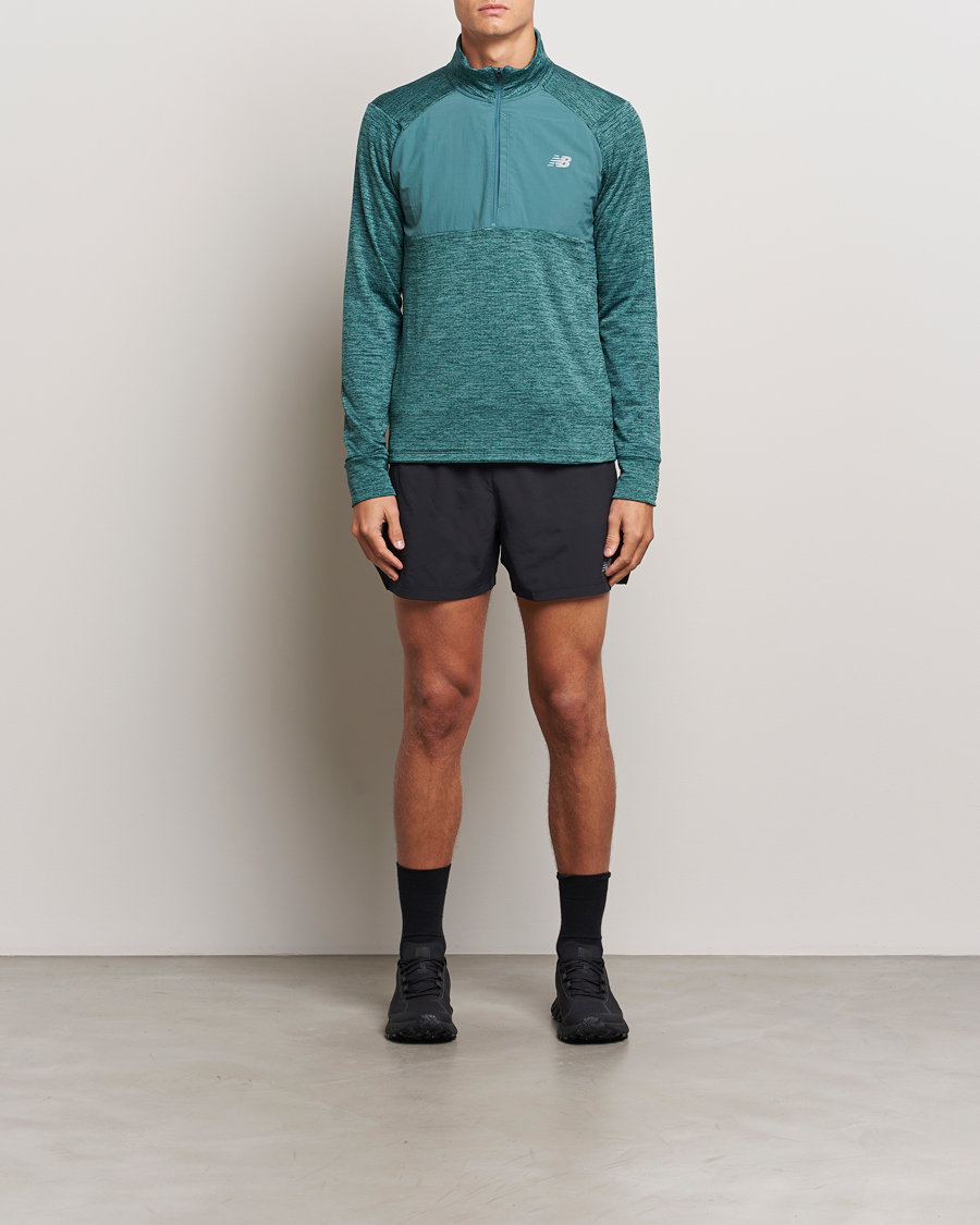 Herren | Pullover | New Balance Running | Heat Grid Half Zip New Spruce