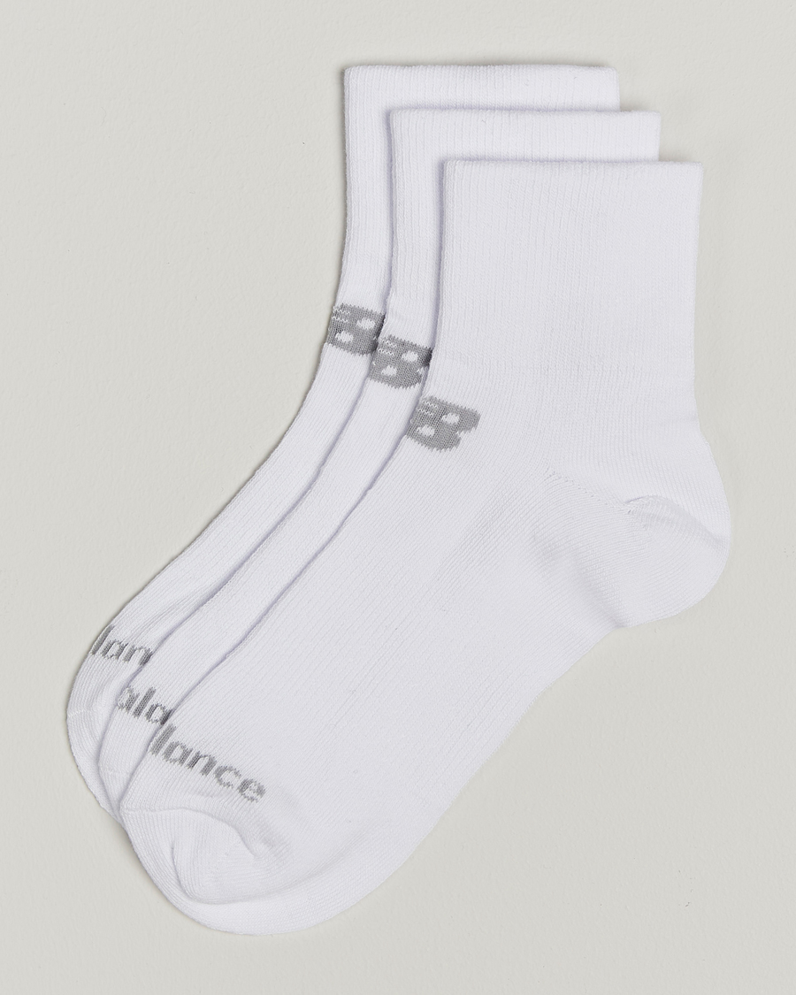 Herren | Funktions-Accessoires | New Balance Running | 3-Pack Performance Cotton Socks White