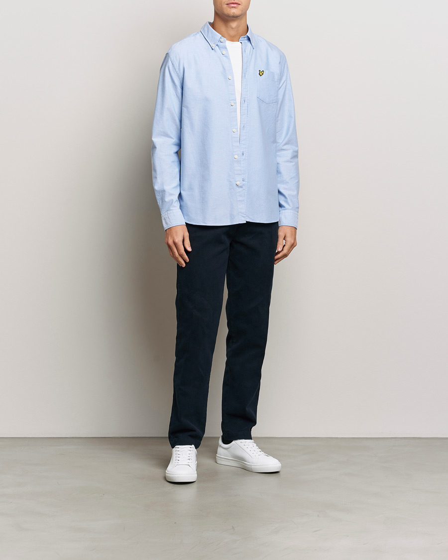 Herren | Hemden | Lyle & Scott | Lightweight Oxford Shirt Riviera Blue